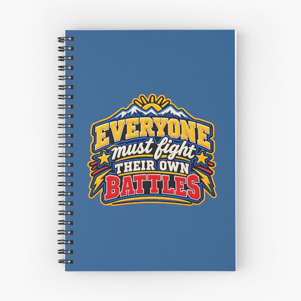 Item preview, Everyone must fight their own battles (Word Art) Varsity Patch designed and sold by TheFatherOfArt.