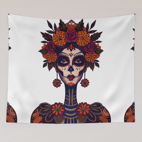 Item preview, Catrina Crown | Vintage Day of the Dead Tarot Art designed and sold by  Ojo de Lilith.
