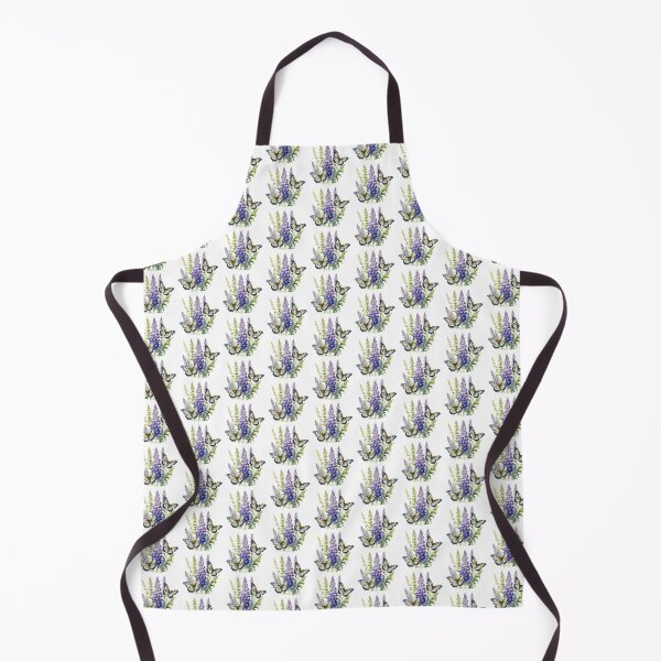 Item preview, Lupine Flower Butterfly | Elegant Botanical Floral Art designed and sold by Mandayartstudio.