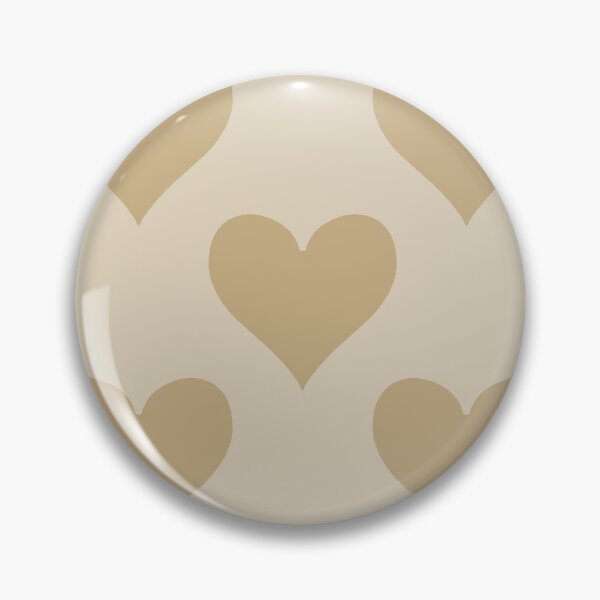 Item preview, XLarge Neutral Beige Heart Suit Pattern on Cream Background designed and sold by DColourMuse.