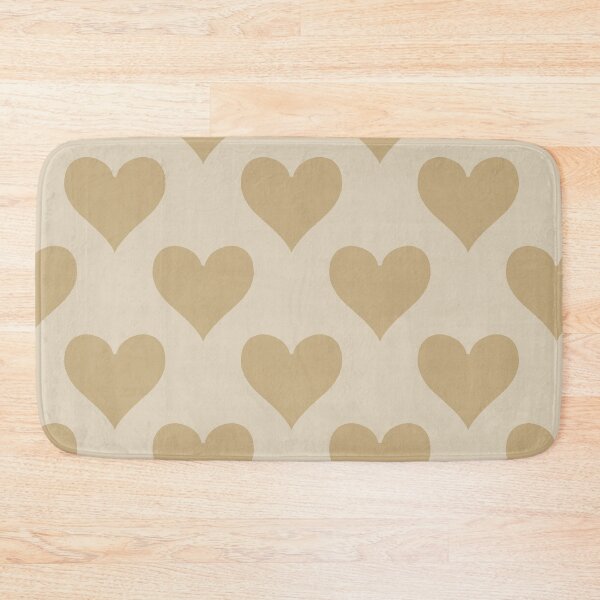 Item preview, XLarge Neutral Beige Heart Suit Pattern on Cream Background designed and sold by DColourMuse.