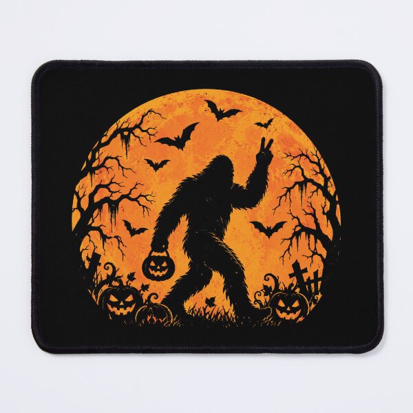 Item preview, Funny Halloween Sasquatch, Spooky Halloween Bigfoot Pumpkin designed and sold by HokutoKaiStore.
