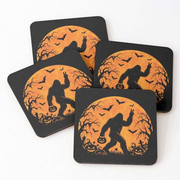 Item preview, Funny Halloween Sasquatch, Spooky Halloween Bigfoot Pumpkin designed and sold by HokutoKaiStore.