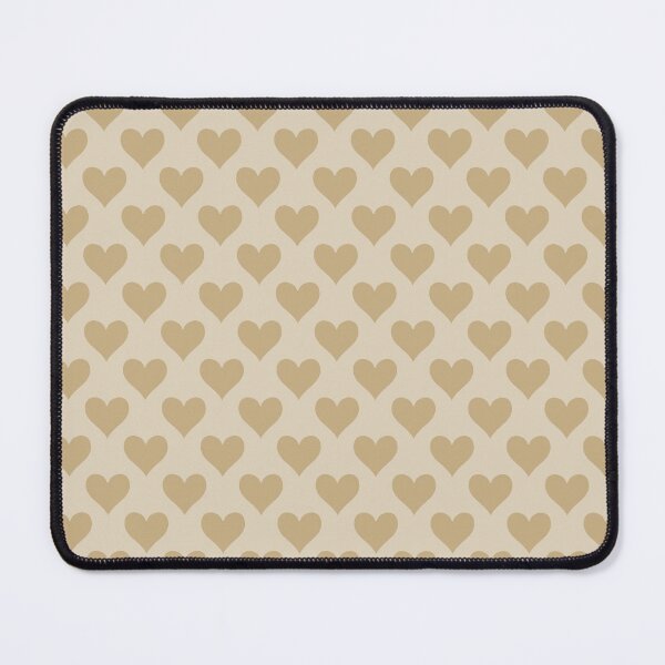 Item preview, Medium Neutral Beige Heart Suit Pattern on Cream Background designed and sold by DColourMuse.
