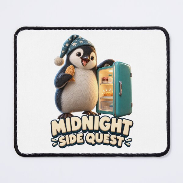 Item preview, Midnight Side Quest Penguin Fridge designed and sold by TrendTribeTP.