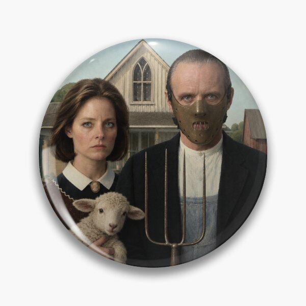 Item preview, Silence of the Lambs American Gothic designed and sold by DaveTheGunsmith.