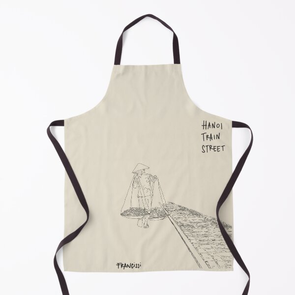 Item preview, Hanoi Train Street | Vietnam Travel Art Illustration designed and sold by Francicci.