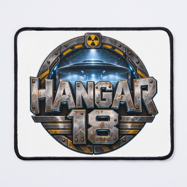 Item preview, Hangar 18 UFO Logo Design designed and sold by Moviebuff91.
