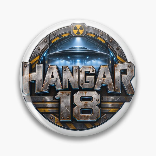 Item preview, Hangar 18 UFO Logo Design designed and sold by Moviebuff91.