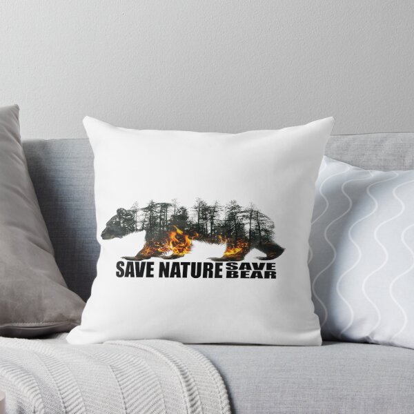 Item preview, Save Nature Save Bear Environmental Awareness Graphic designed and sold by VISIONSTURME.