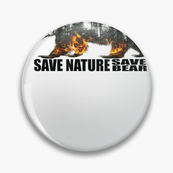 Item preview, Save Nature Save Bear Environmental Awareness Graphic designed and sold by VISIONSTURME.