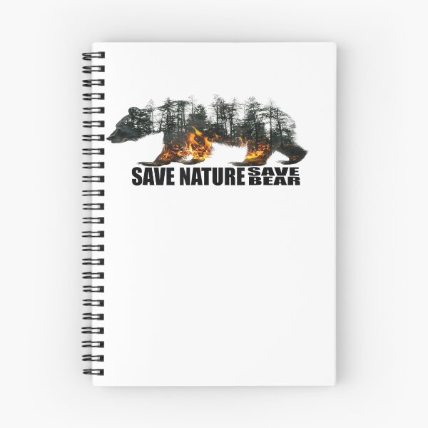 Item preview, Save Nature Save Bear Environmental Awareness Graphic designed and sold by VISIONSTURME.