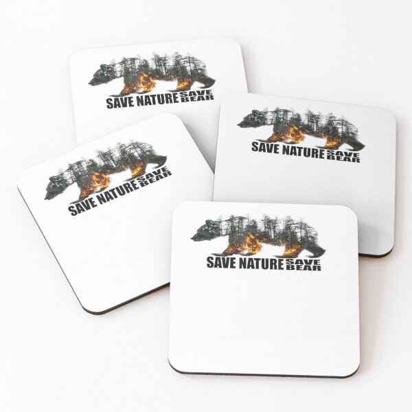 Item preview, Save Nature Save Bear Environmental Awareness Graphic designed and sold by VISIONSTURME.