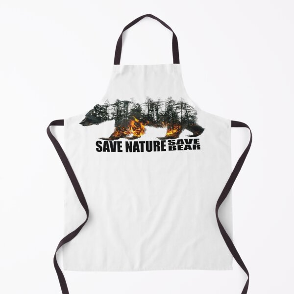 Item preview, Save Nature Save Bear Environmental Awareness Graphic designed and sold by VISIONSTURME.