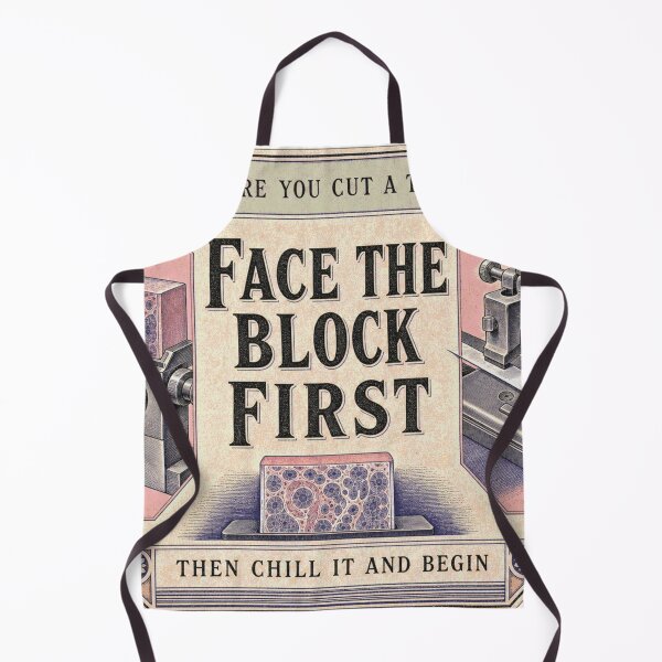 Item preview, Face The Block First paraffin block histology emblem designed and sold by BoosterShop.