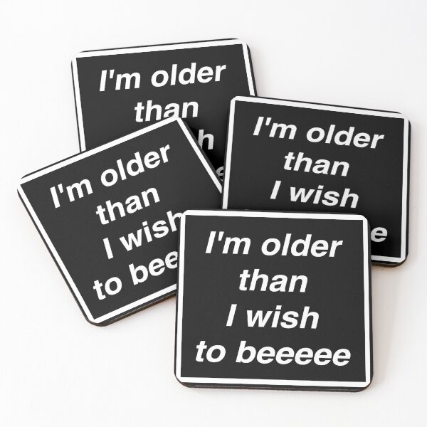 Item preview, I am older than I wish to be music manchester britpop love gallagher sign designed and sold by Doctor Schtrudel.
