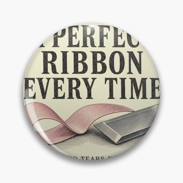 Item preview, A Perfect Ribbon Every Time Histology cut ribbon emblem designed and sold by BoosterShop.