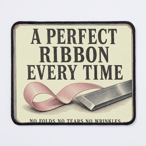 Item preview, A Perfect Ribbon Every Time Histology cut ribbon emblem designed and sold by BoosterShop.