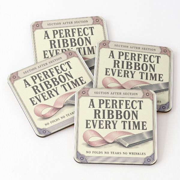 Item preview, A Perfect Ribbon Every Time Histology cut ribbon emblem designed and sold by BoosterShop.