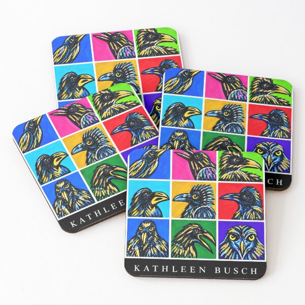 Item preview, A murder of characters designed and sold by Soulfeast-Art by Kathleen Busch .