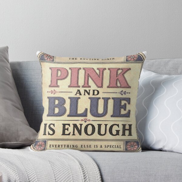 Item preview, Pink And Blue Is Enough Haematoxylin Eosin Coloring Emblem designed and sold by BoosterShop.