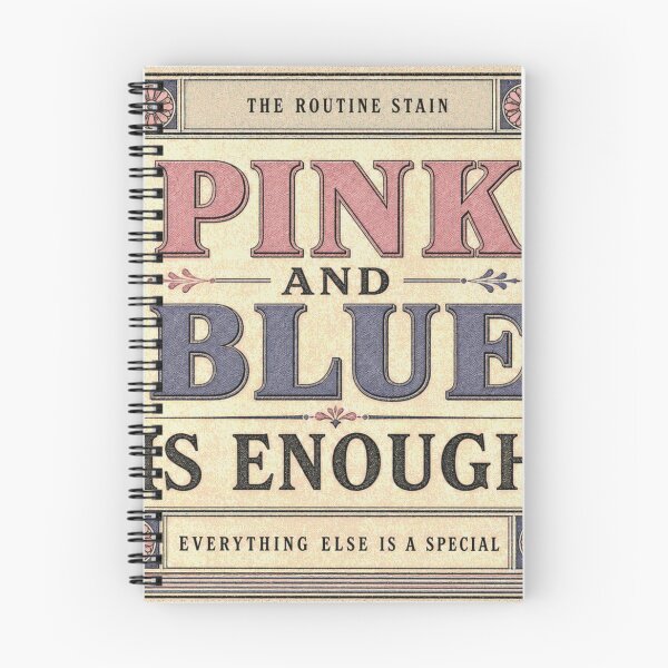 Item preview, Pink And Blue Is Enough Haematoxylin Eosin Coloring Emblem designed and sold by BoosterShop.