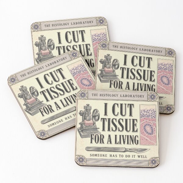 Item preview, I Cut Tissue For A Living Histotechnology Emblem designed and sold by BoosterShop.