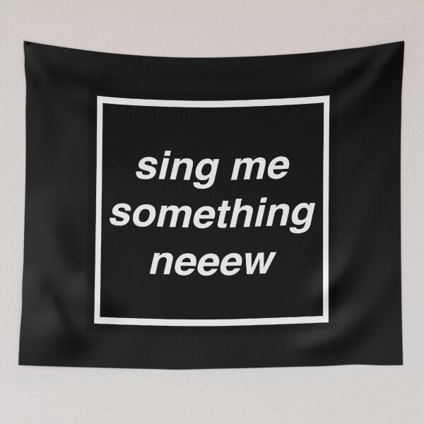 Item preview, sing me something new music manchester britpop love gallagher sign designed and sold by Doctor Schtrudel.