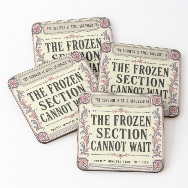 Item preview, The Frozen Section Cannot Wait Cryostat Rapid Cut Emblem designed and sold by BoosterShop.