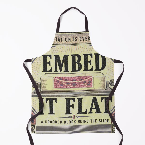 Item preview, Embed It Flat Embed Histology Emblem designed and sold by BoosterShop.