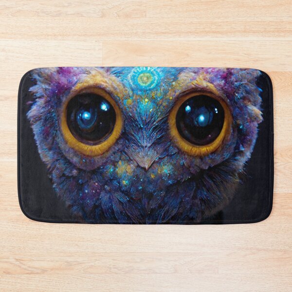 Item preview, Galactic Owl Portrait - Astronomy Lover Gift designed and sold by Gustavo Navarro.