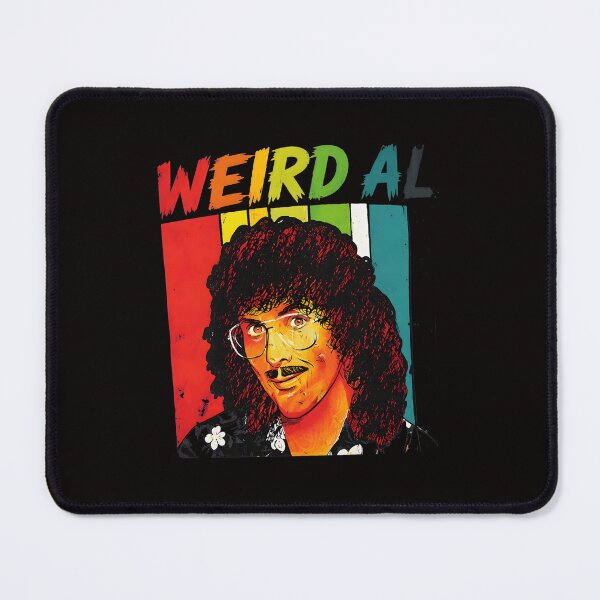 Item preview, Weird Al Icon Portrait Retro Stripes Art designed and sold by WarmTones.