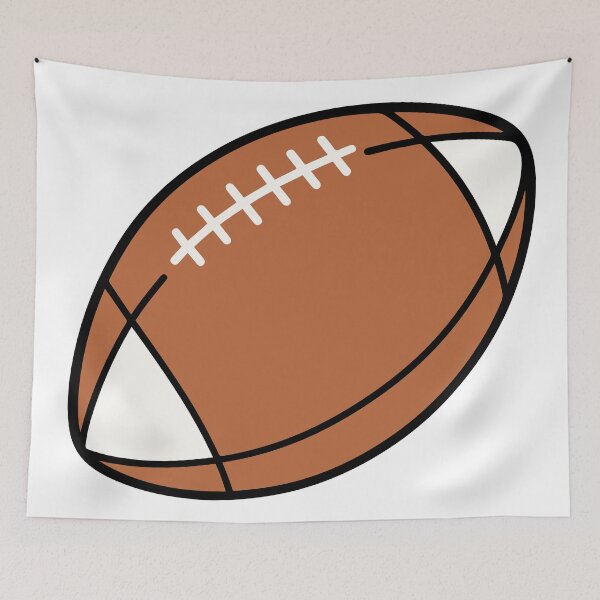Item preview, Classic American Football Brown Leather Ball Vector Illustration designed and sold by AtonuHaque.