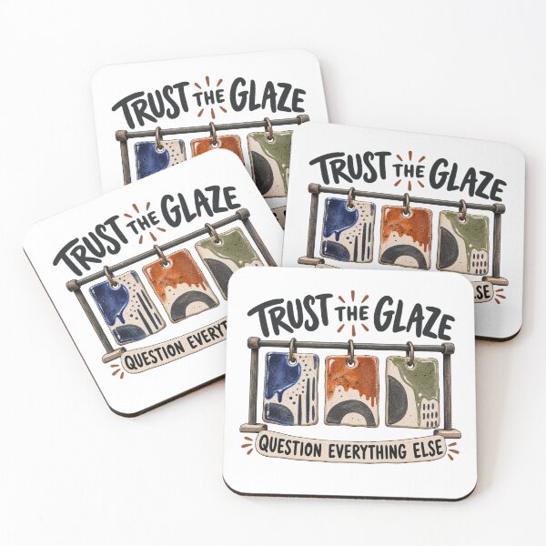 Item preview, Trust the Glaze – Funny Ceramic Artist Design designed and sold by DigitalKingClub.