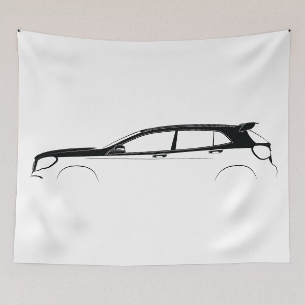 Item preview, GLA-Class AMG (X156) (Black) designed and sold by Car Silhouettes.