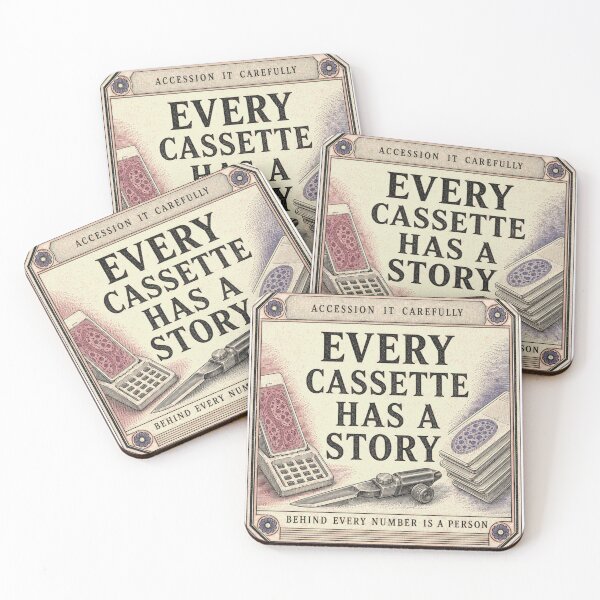 Item preview, Every Cassette Has A Story Histology cassette emblem designed and sold by BoosterShop.