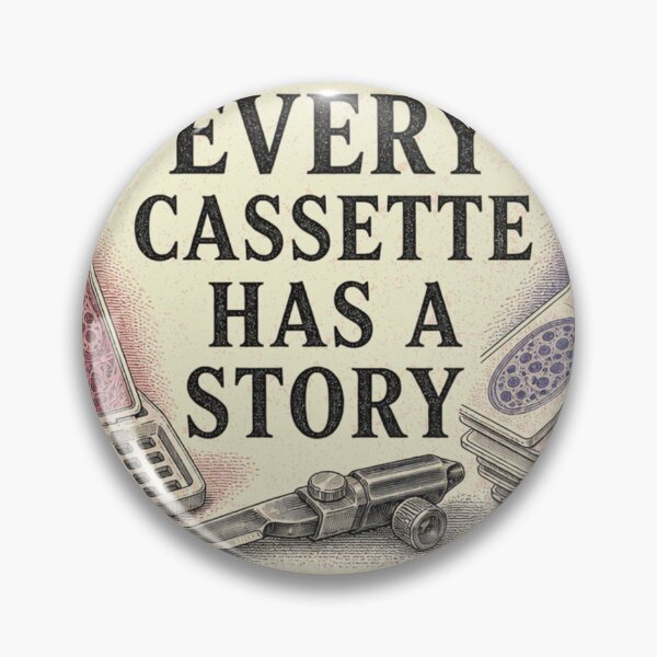 Item preview, Every Cassette Has A Story Histology cassette emblem designed and sold by BoosterShop.