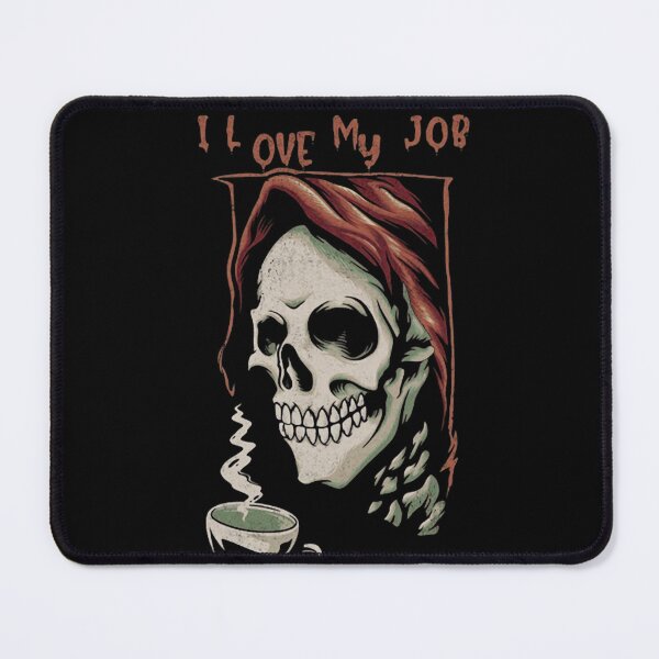 Item preview, Funny Skeleton I Love My Job Office Humor Art designed and sold by NatalieWearne.