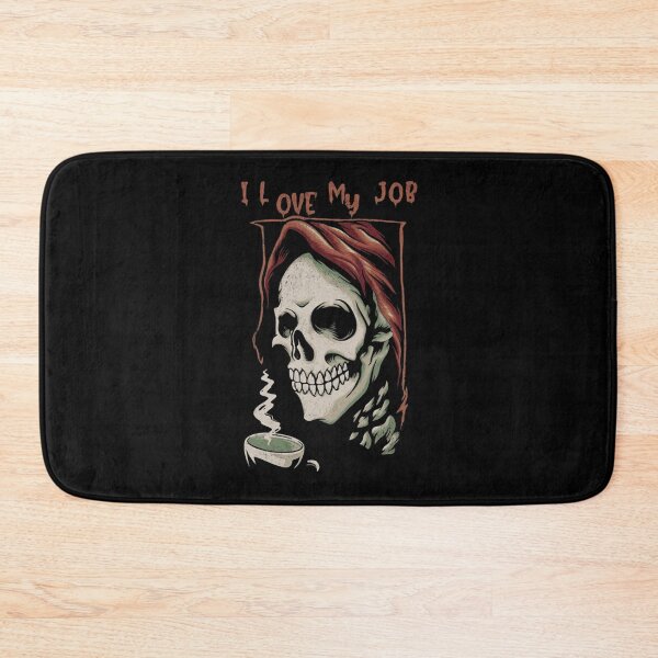 Item preview, Funny Skeleton I Love My Job Office Humor Art designed and sold by NatalieWearne.