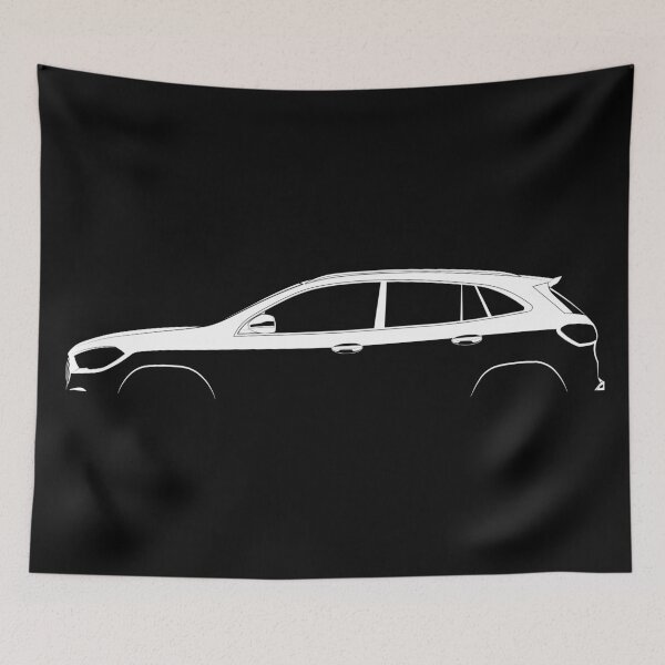 Item preview, GLA-Class AMG (H247) (White) designed and sold by Car Silhouettes.