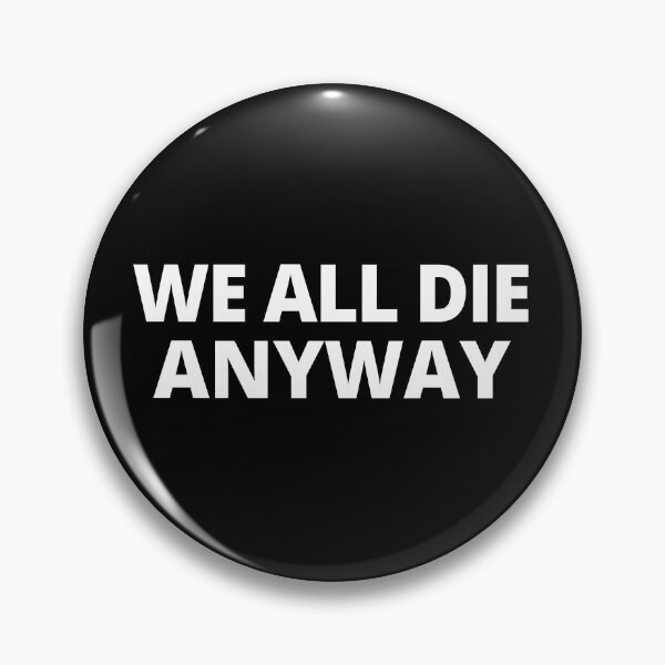 Item preview, We All Die Anyway Red Parody MAGA Hats Funny Baseball Caps Anti Trump Anti MAGA Anti Fascism Gifts Humorous Resistance designed and sold by allfreelance.