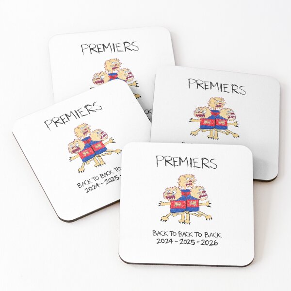 Item preview, Brisbane Lions - Premiers 2026 SOLID WHITE BACKGROUND designed and sold by mattdoesartgood.