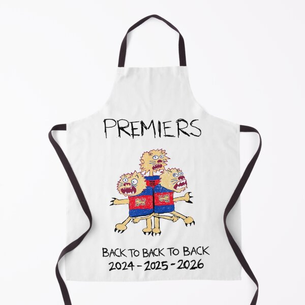 Item preview, Brisbane Lions - Premiers 2026 SOLID WHITE BACKGROUND designed and sold by mattdoesartgood.