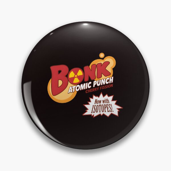 Item preview, Bonk Atomic Punch Cherry Fission Retro Drink Logo designed and sold by WarmTones.