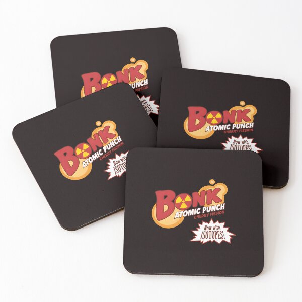 Item preview, Bonk Atomic Punch Cherry Fission Retro Drink Logo designed and sold by WarmTones.