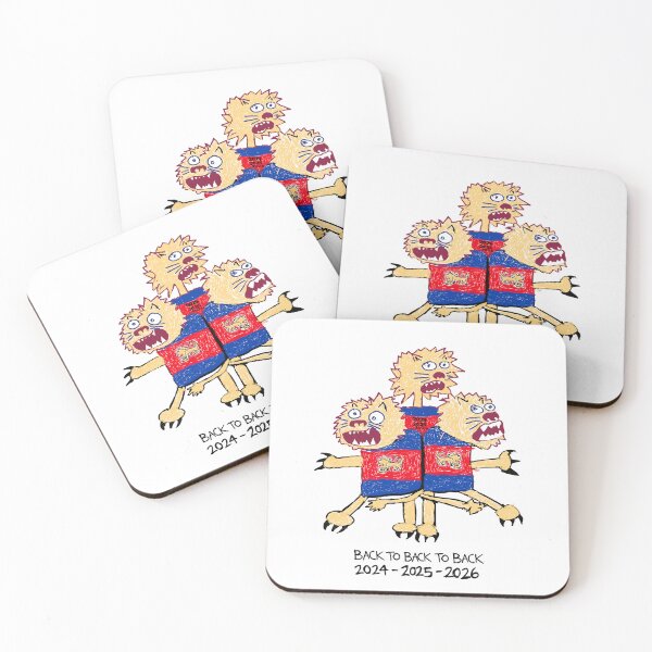 Item preview, Brisbane Lions - Back To Back To Back Premiers 2026 designed and sold by mattdoesartgood.