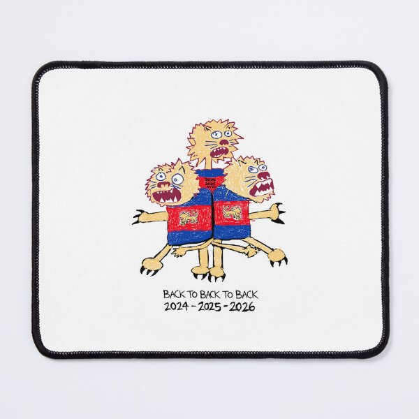 Item preview, Brisbane Lions - Back To Back To Back Premiers 2026 designed and sold by mattdoesartgood.