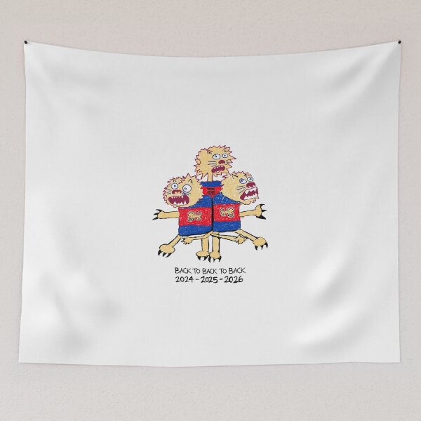 Item preview, Brisbane Lions - Back To Back To Back Premiers 2026 designed and sold by mattdoesartgood.