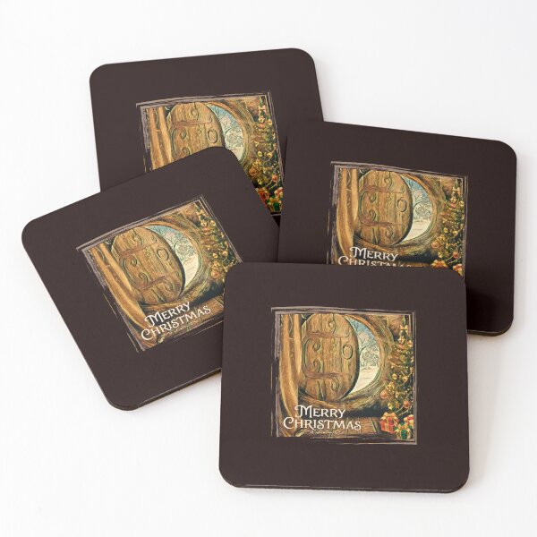 Item preview, Merry Christmas Cozy Dwelling Round Door Art designed and sold by WarmTones.