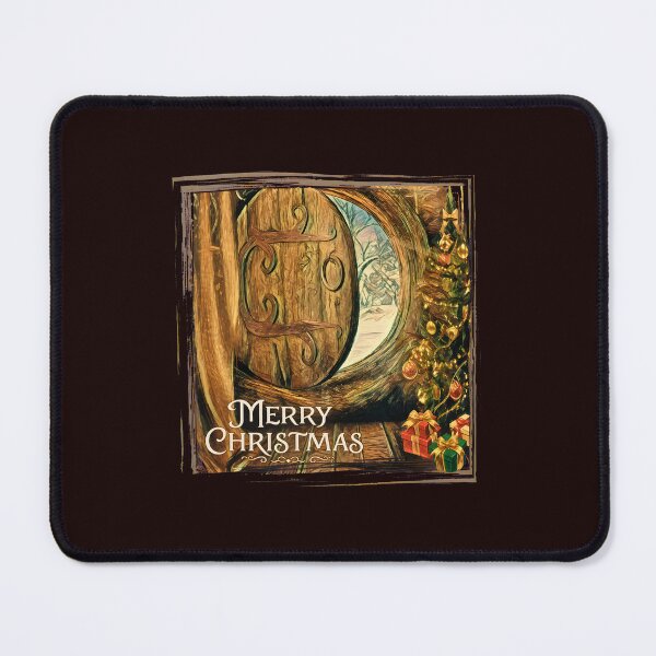 Item preview, Merry Christmas Cozy Dwelling Round Door Art designed and sold by WarmTones.